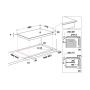 HOTPOINT - Placa HT 1090 BA