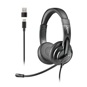 NGS - Auscultadores com Microfone VOX605USBC