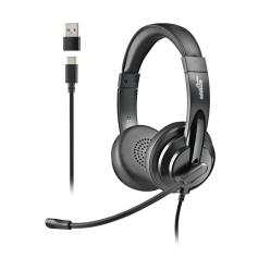 NGS - Auscultadores com Microfone VOX605USBC