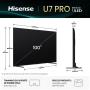 HISENSE - ULED Smart TV 100U7Q PRO