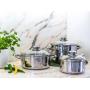 SILAMPOS - Conj. 3 Peças Low Cost Essential Glass 63C122WG0520
