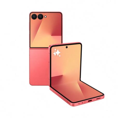 SAMSUNG - Galaxy Z Flip7 256GB Vermelho Coral SM-F766BZRGEUB
